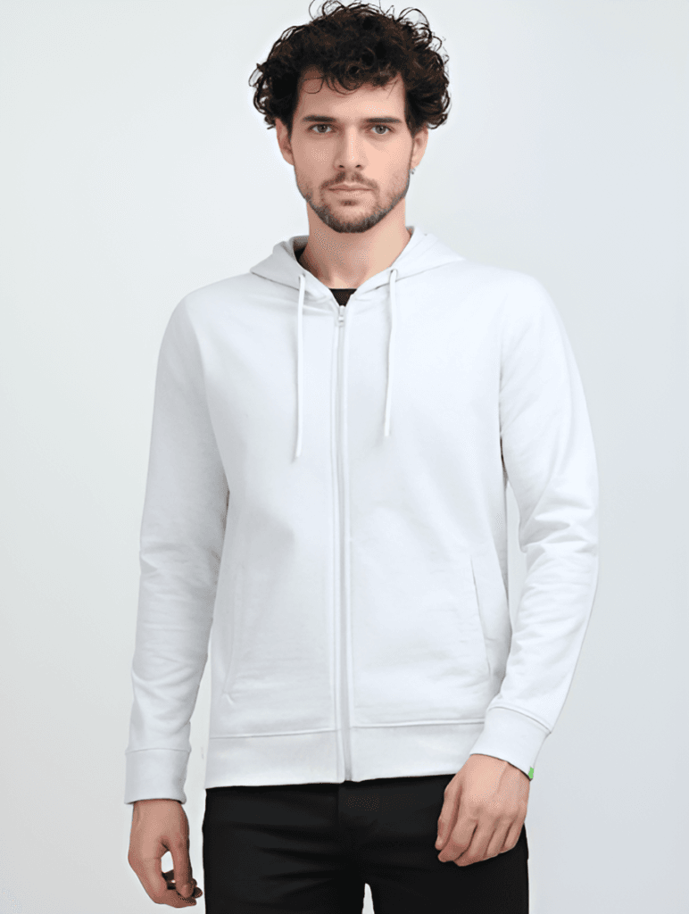 Caslay Hoodie with Zip Comfortable Stylish Versatile Zip Up Hoodie for Men