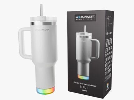 Stainless Steel Tumbler 1.2L with Handle, Straw & Lid | Nile Collection