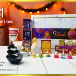 9 in 1 Premium Diwali Gift Set – Chocolates, Candles, Cookies, Dry Fruits & More