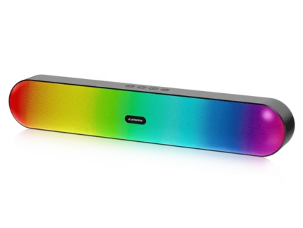 Evoke Spectra – 16W Bluetooth Speaker with Deep Bass, RGB Lights & 12 Hours Playback | Premium Portable Speaker