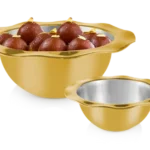 Belly Dessert Bowl 5 Pcs Set – Premium Stainless Steel Gold Finish | AdiGiftSolution