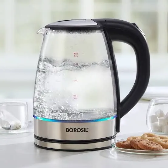 Borosil glass electric kettle