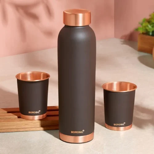 Borosil Eco Colour Copper Set