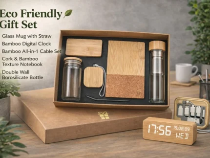eco friendly corporate gift set bamboo glass sustainable gift box India