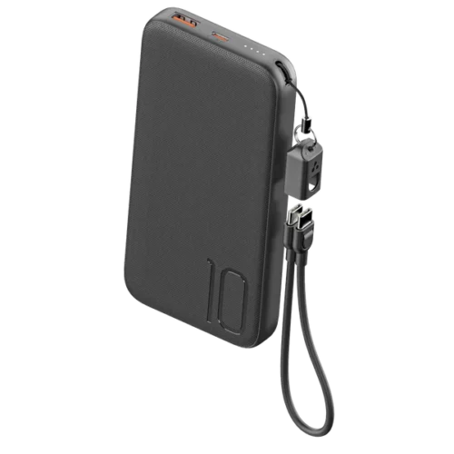 Ambrane Capsule 10K 10000mAh Power Bank Black
