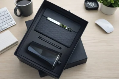 premium corporate gift set notebook pen bottle luxury box India