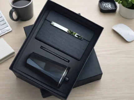 premium corporate gift set notebook pen bottle luxury box India