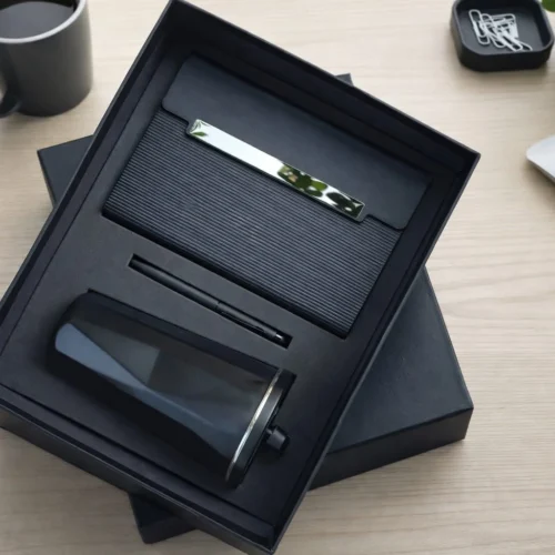premium corporate gift set notebook pen bottle luxury box India