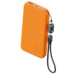 Ambrane Capsule 10K 10000mAh Li-Polymer Power Bank Dual USB Port and Type-C Cable