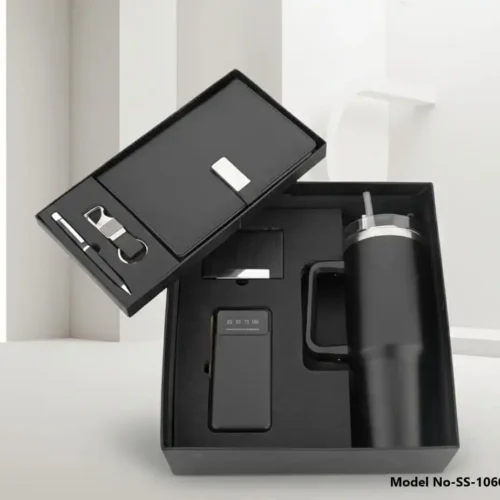 6 in 1 Corporate Gift Set with Power Bank and 1200ml Stanley Mug – SS-10606